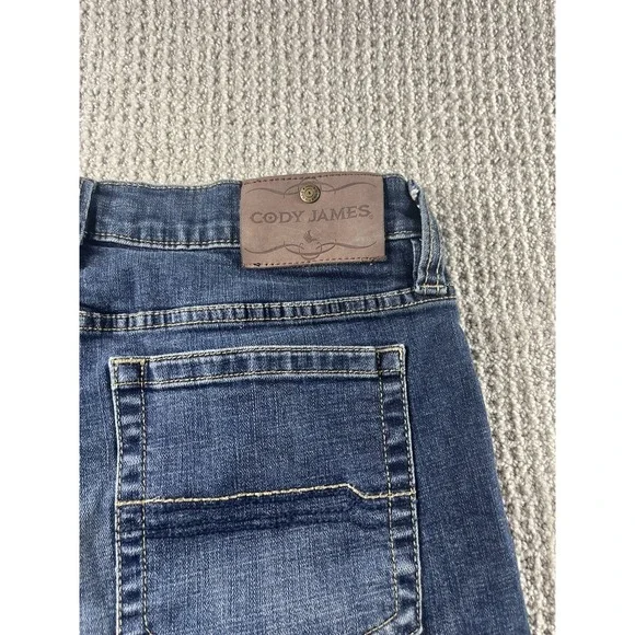 Cody James Wyatt Slim Bootcut Stretch Denim Jeans Saguaro Wash Men 32x34 Western - Picture 8 of 13